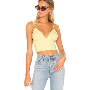 Superdown Perunia tie strap top